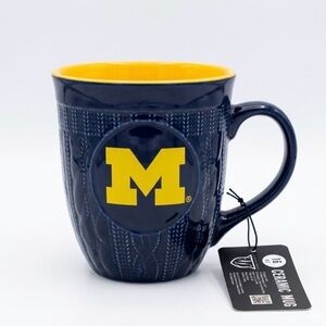 University of Michigan Wolverines 16oz Sweater Knit Ceramic Mug